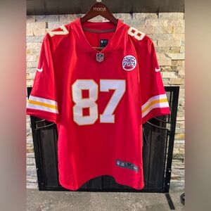 Nike M NFL Travis Kelce #87 Kansas City Chiefs  Super Bowl LIV Game Jersey 22x31